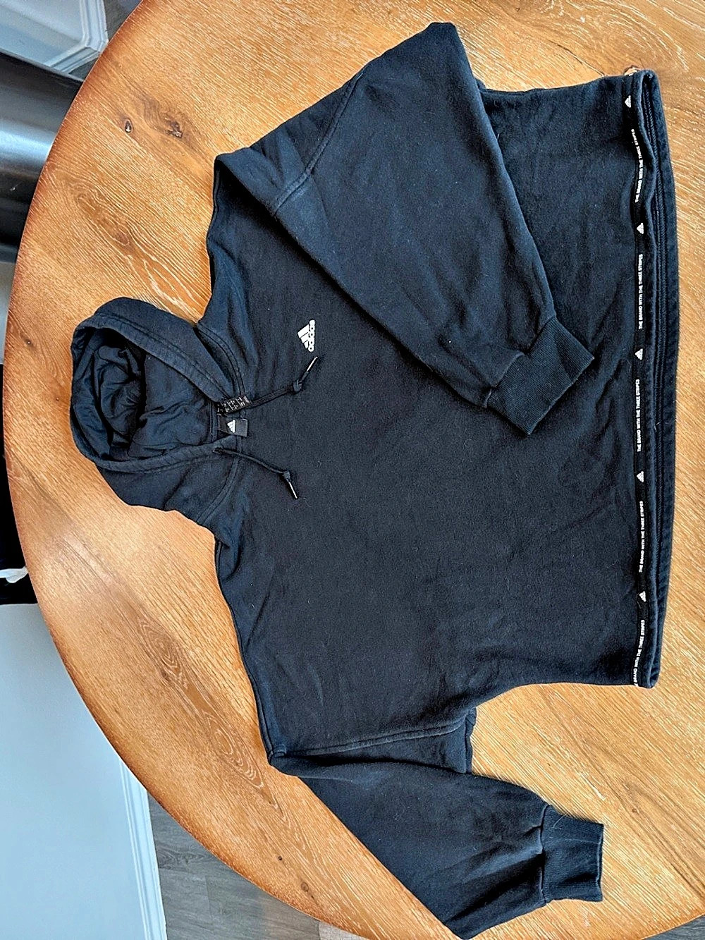 adidas Black Hoodie Size Medium
